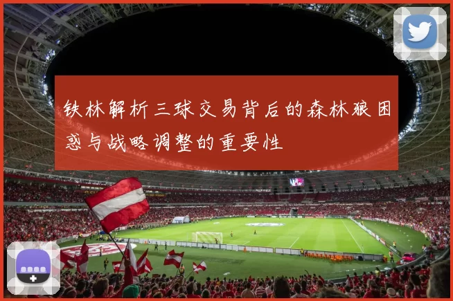铁林解析三球交易背后的森林狼困惑与战略调整的重要性